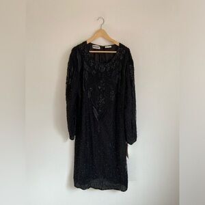 NWT hand beaded Vintage dress